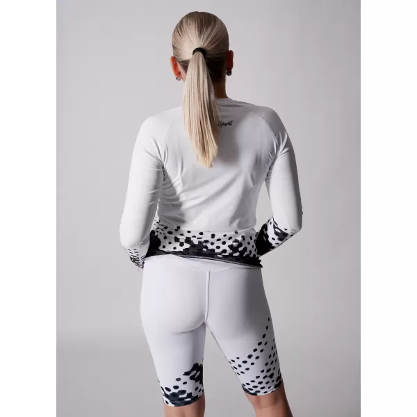  Dámské funkční triko s dlouhým rukávem premium ALTISPORT VOJ/ALW109TR03 BÍLOČERNÁ 