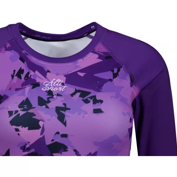  Dámský funkční crop top premium ALTISPORT VOJ/ALW110TR04 FIALOVÁ 