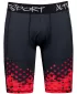 Pánské sportovní legíny nad kolena premium ALTISPORT VOJ/ALM109LEG02 ČERVENÁ/ČERNÁ