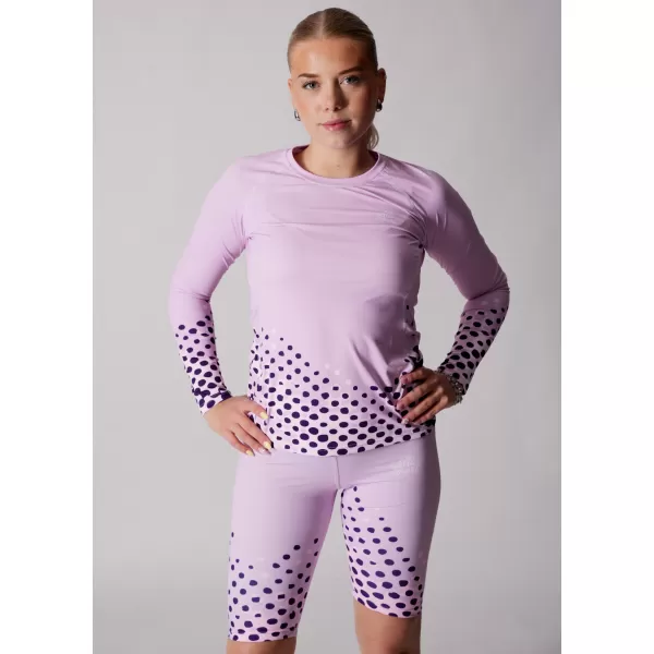  Dámské funkční triko s dlouhým rukávem premium ALTISPORT VOJ/ALW109TR03 LILA 