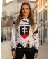 Dámská funkční mikina premium ALTISPORT VOJ/ALW036SL/MI01 ABSTRAKCE