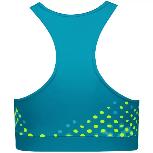  Dámská funkční sportovní podprsenka premium ALTISPORT VOJ/ALW109POD01 EMERALD/FLUO YELLOW 
