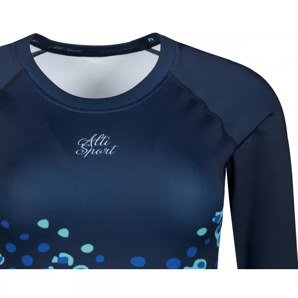  Dámský funkční crop top premium ALTISPORT VOJ/ALW109TR04 KRÁLOVSKÁ MODRÁ 