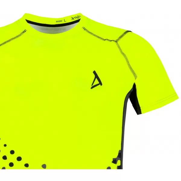  Pánské funkční kompresní triko premium ALTISPORT VOJ/ALM109TR04 FLUO YELLOW 