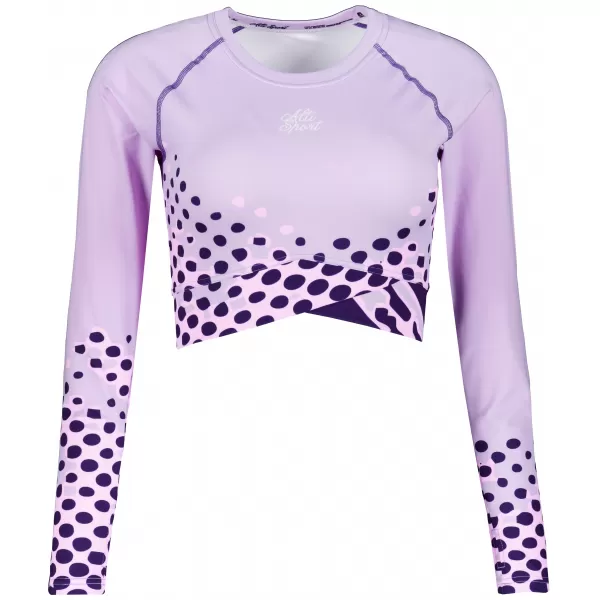  Dámský funkční crop top premium ALTISPORT VOJ/ALW109TR04 LILA 