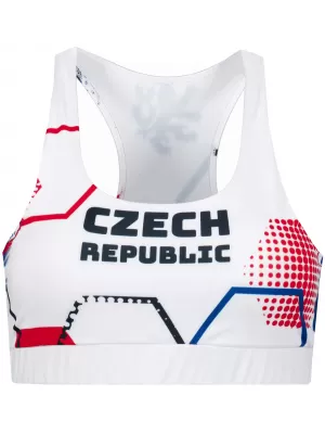 Dámská funkční sportovní podprsenka premium ALTISPORT VOJ/ALW036POD01 HEXA BÍLÁ