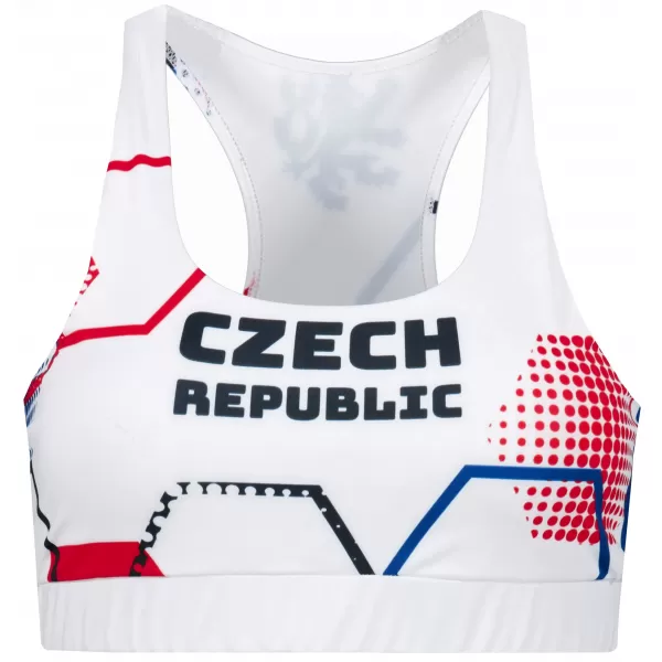  Dámská funkční sportovní podprsenka premium ALTISPORT VOJ/ALW036POD01 HEXA BÍLÁ 