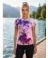 Dámské funkční triko premium ALTISPORT VOJ/ALW055TR01 FIALOVÁ/ORANŽOVÁ