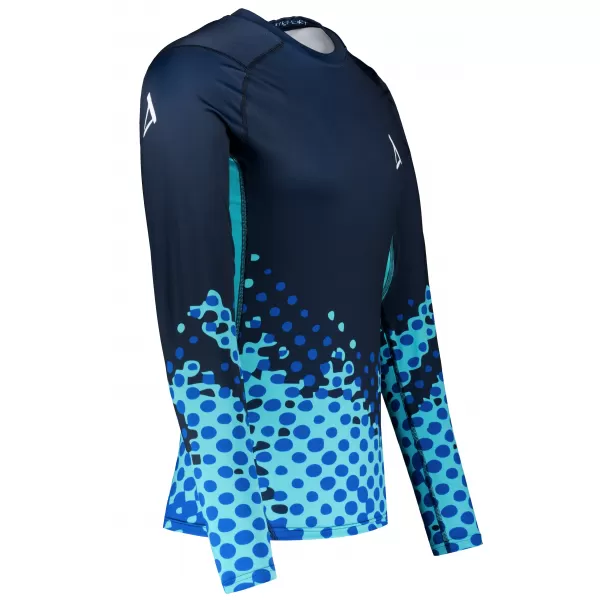  Pánské funkční kompresní triko s dlouhým rukávem premium ALTISPORT VOJ/ALM109TR03 KRÁLOVSKY MODRÁ 