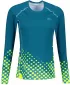 Dámské funkční triko s dlouhým rukávem premium ALTISPORT VOJ/ALW109TR03 EMERALD/FLUO YELLOW