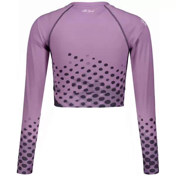 Dámský funkční crop top premium ALTISPORT VOJ/ALW109TR04 FIALOVÁ 