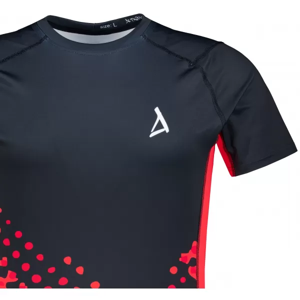  Pánské funkční kompresní triko premium ALTISPORT VOJ/ALM109TR04 ČERVENÁ/ČERNÁ 