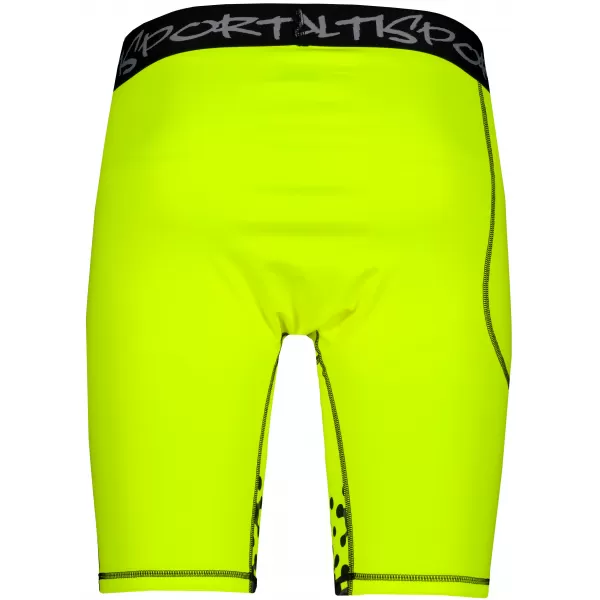  Pánské sportovní legíny nad kolena premium ALTISPORT VOJ/ALM109LEG02 FLUO YELLOW 
