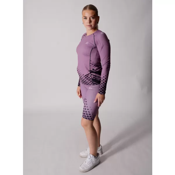  Dámské funkční triko s dlouhým rukávem premium ALTISPORT VOJ/ALW109TR03 FIALOVÁ 
