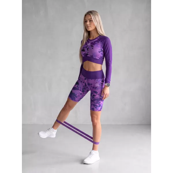  Dámský funkční crop top premium ALTISPORT VOJ/ALW110TR04 FIALOVÁ 
