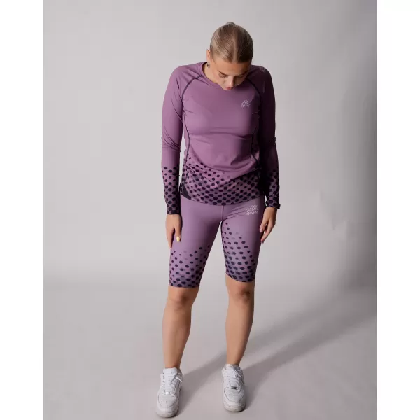  Dámské funkční triko s dlouhým rukávem premium ALTISPORT VOJ/ALW109TR03 FIALOVÁ 