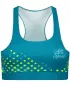 Dámská funkční sportovní podprsenka premium ALTISPORT VOJ/ALW109POD01 EMERALD/FLUO YELLOW