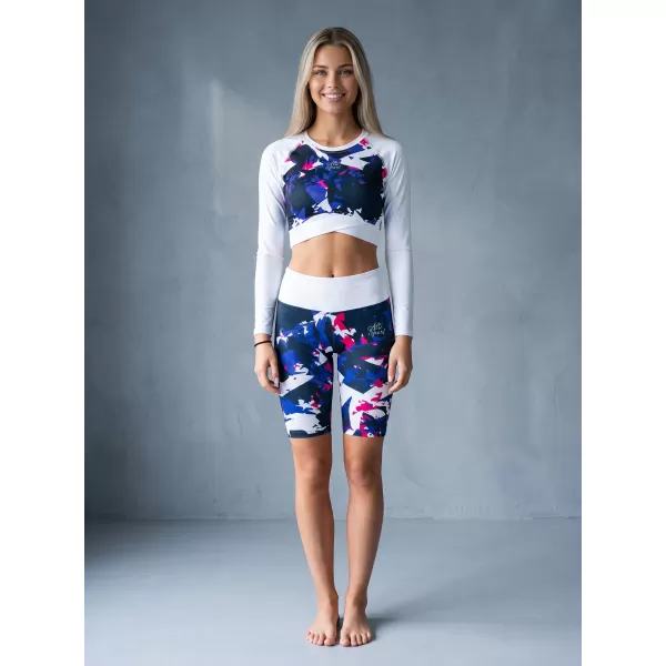  Dámský funkční crop top premium ALTISPORT VOJ/ALW110TR04 FIALOVOBÍLÁ 