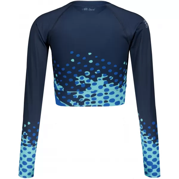  Dámský funkční crop top premium ALTISPORT VOJ/ALW109TR04 KRÁLOVSKÁ MODRÁ 