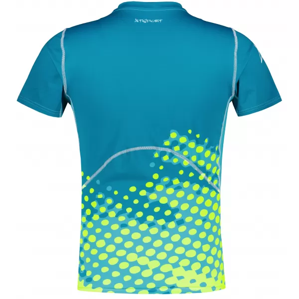  Pánské funkční kompresní triko premium ALTISPORT VOJ/ALM109TR04 EMERALD-FLUO 