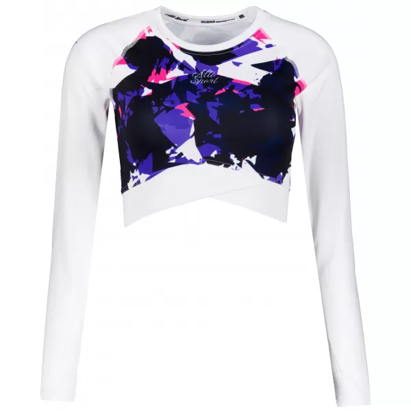  Dámský funkční crop top premium ALTISPORT VOJ/ALW110TR04 FIALOVOBÍLÁ 