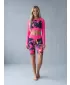 Dámský funkční crop top premium ALTISPORT VOJ/ALW110TR04 RŮŽOVOČERNÁ