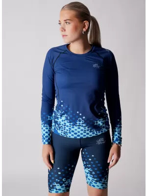 Dámské funkční triko s dlouhým rukávem premium ALTISPORT VOJ/ALW109TR03 KRÁLOVSKÁ MODRÁ