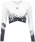 Dámský funkční crop top premium ALTISPORT VOJ/ALW109TR04 BÍLOČERNÁ