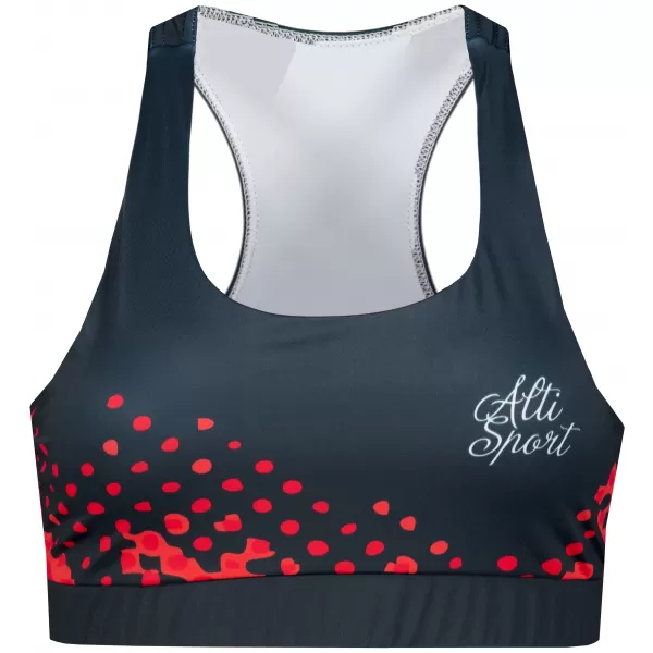  Dámská funkční sportovní podprsenka premium ALTISPORT VOJ/ALW109POD01 ČERVENO-ČERNÁ 