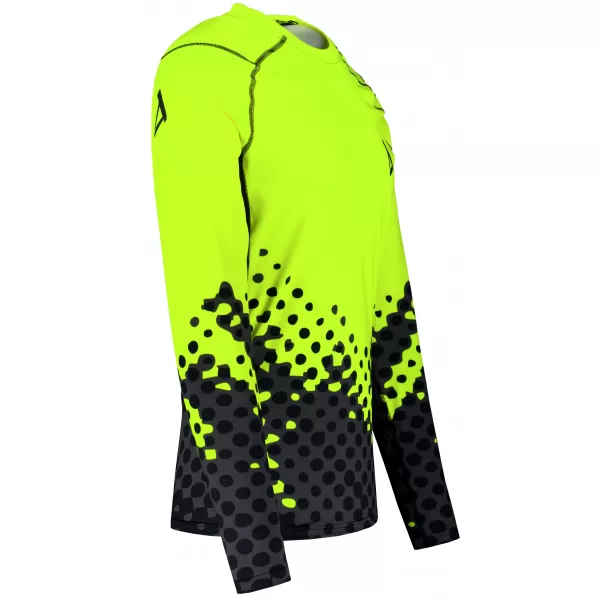  Pánské funkční kompresní triko s dlouhým rukávem premium ALTISPORT VOJ/ALM109TR03 FLUO YELLOW 