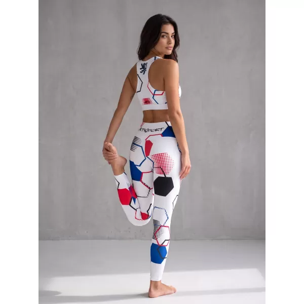  Dámská funkční sportovní podprsenka premium ALTISPORT VOJ/ALW036POD01 HEXA BÍLÁ 