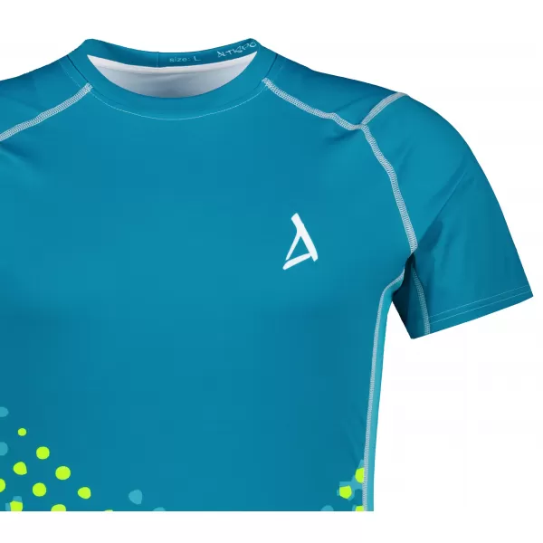  Pánské funkční kompresní triko premium ALTISPORT VOJ/ALM109TR04 EMERALD-FLUO 
