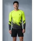 Pánské funkční kompresní triko s dlouhým rukávem premium ALTISPORT VOJ/ALM109TR03 FLUO YELLOW