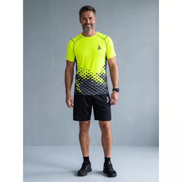  Pánské funkční kompresní triko premium ALTISPORT VOJ/ALM109TR04 FLUO YELLOW 