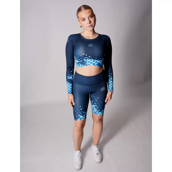  Dámský funkční crop top premium ALTISPORT VOJ/ALW109TR04 KRÁLOVSKÁ MODRÁ 
