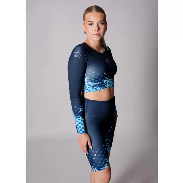  Dámský funkční crop top premium ALTISPORT VOJ/ALW109TR04 KRÁLOVSKÁ MODRÁ 