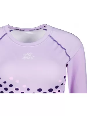 Dámský funkční crop top premium ALTISPORT VOJ/ALW109TR04 LILA